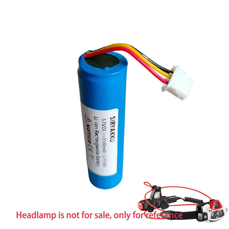 Replacement Battery for Petzl Nao & Nao+ Plus+ Headlamp Li-ion 18650 Battery PACK E36 A AKKU Parts