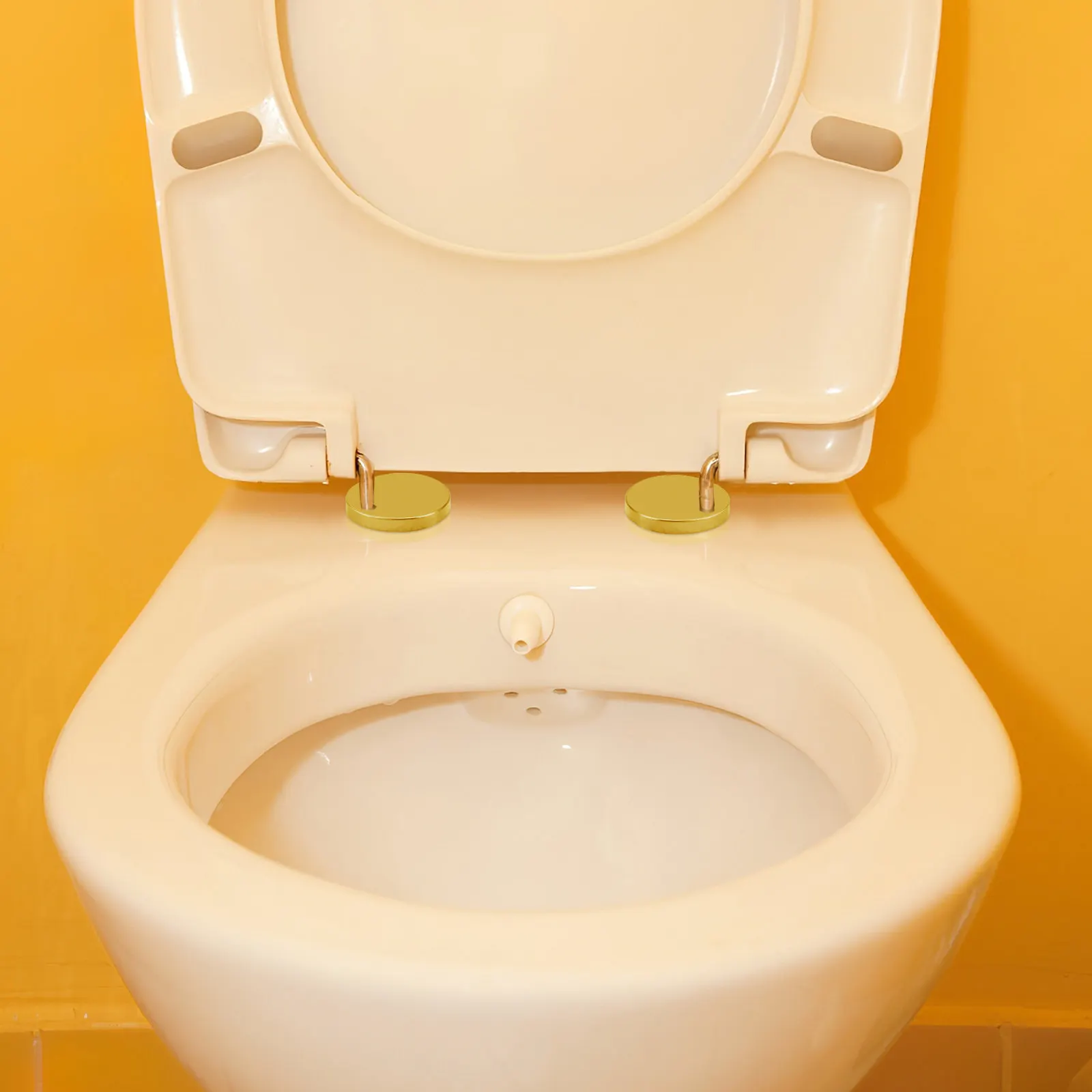 

4Pcs Stainless Steel Toilet Seat Hinge Covers Decorative Bolt Caps for Bathroom Hardware Replacement Universal Fit Screw Cover