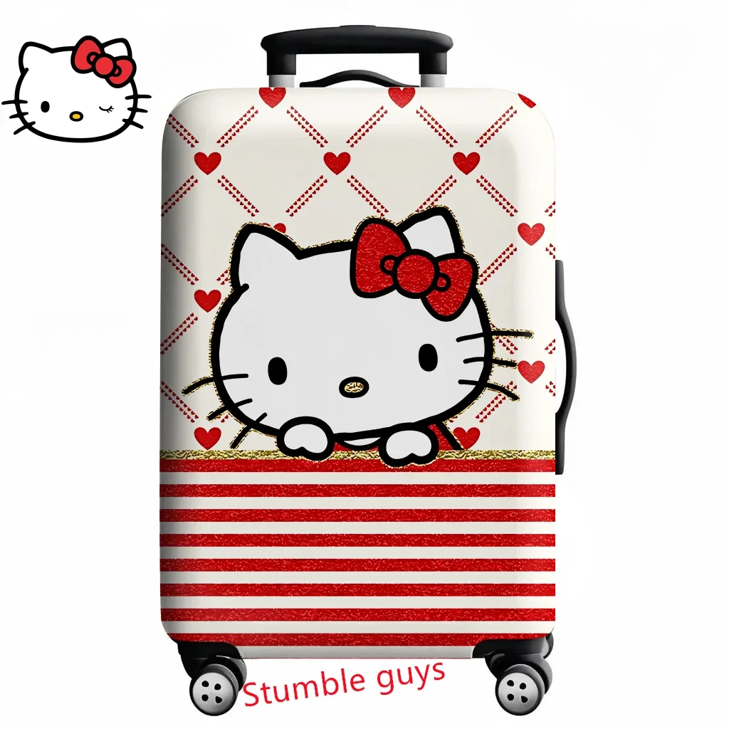 Pokrowiec na walizkę Demon Hunters Kpop, pasuje na walizki o rozmiarze 18-32 cali, ochraniacz anime