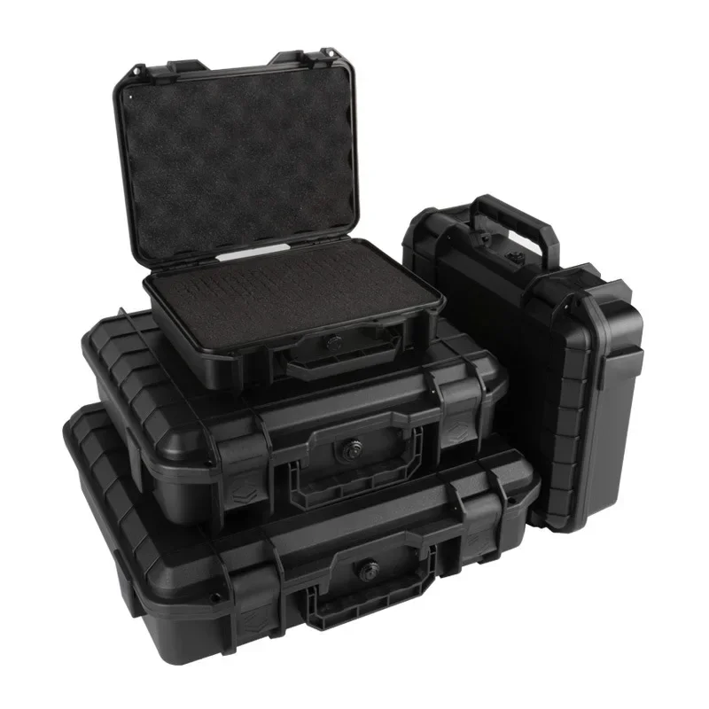 Tool Box ABS Plastic Equipment Case Pelican Case Toolbox for Mechanics Waterproof Hard Case Suitcase Tools Storage Box Makeup