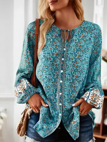 10 best sales बोहेमियन ब्लाउज - №5