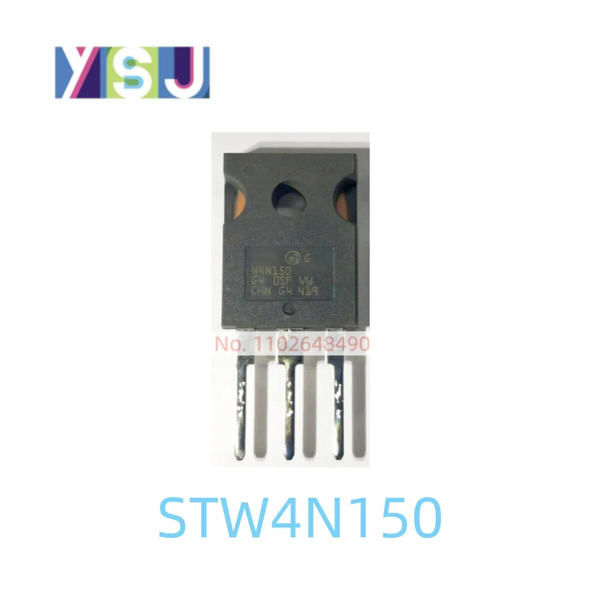 

STW4N150 IC Brand New Microcontroller EncapsulationTO-247