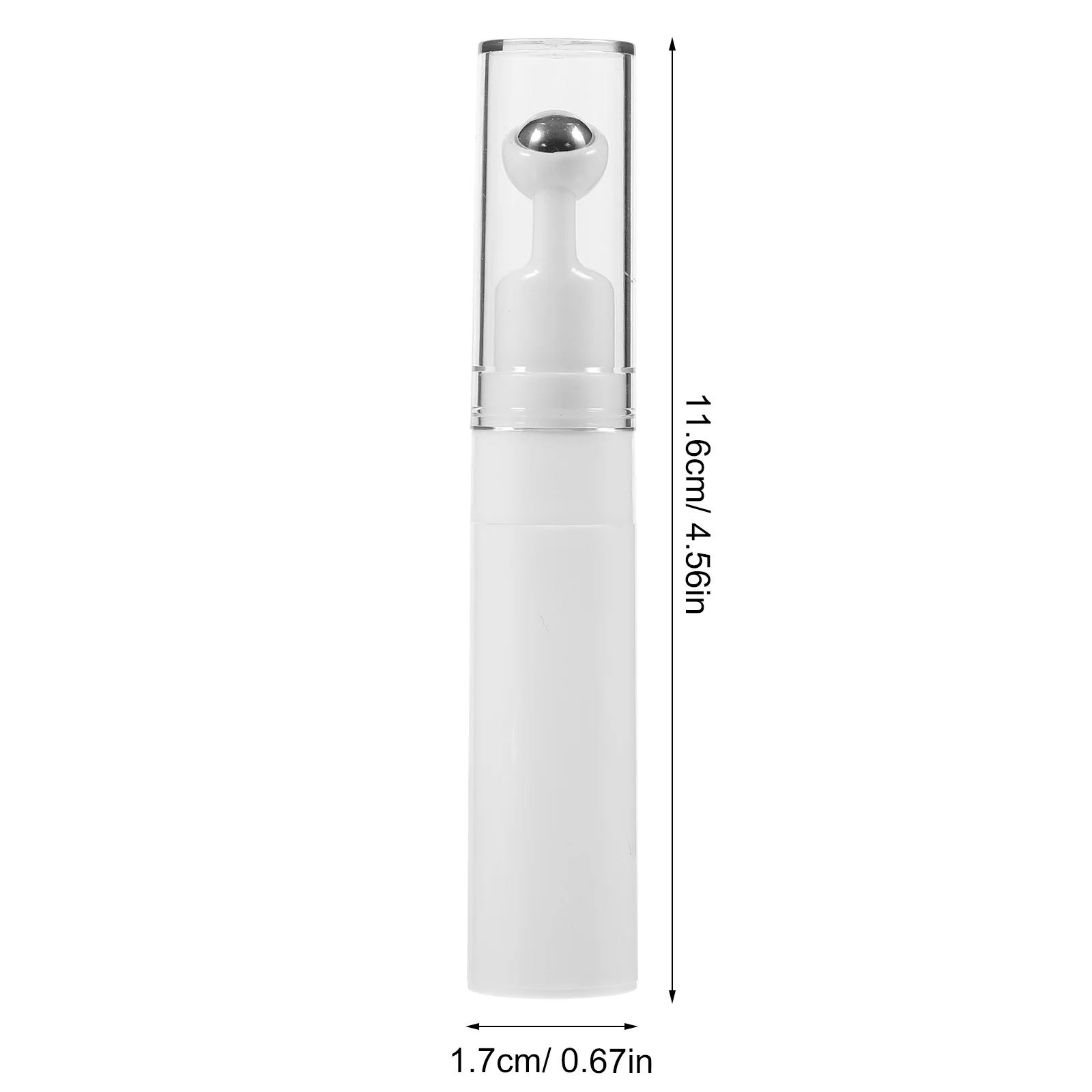Empty Eye Cream Bottle Roller Refillable Cream Bottle 10Ml Leak Proof Portable Essential Oil Dispenser Travel