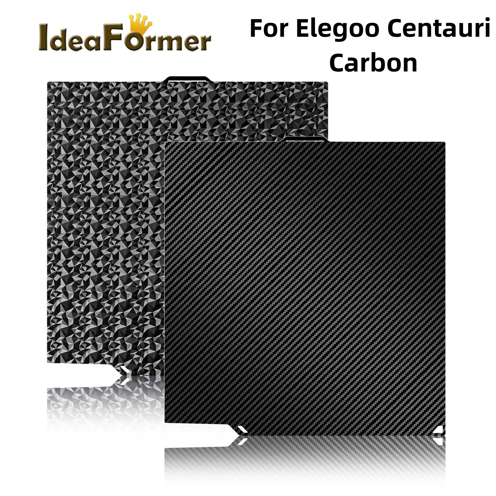 

3d Printer Parts 260X271MM For Elegoo Centauri Carbon Build Plate PEO PET Sheet Double Sided Smooth Hotbed Print Bed Platform