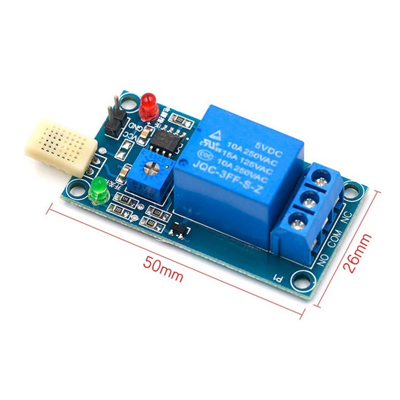 Modul sakelar kelembaban HR202 modul relai sakelar kelembapan pengendali Sensor kelembapan DC 5V modul portabel