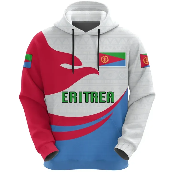 Africa Country Eritrea Map Flag Hoodies For Men Clothes National Emblem Dromedary Sweatshirts Sport Boy Jersey Camel Kids Tops