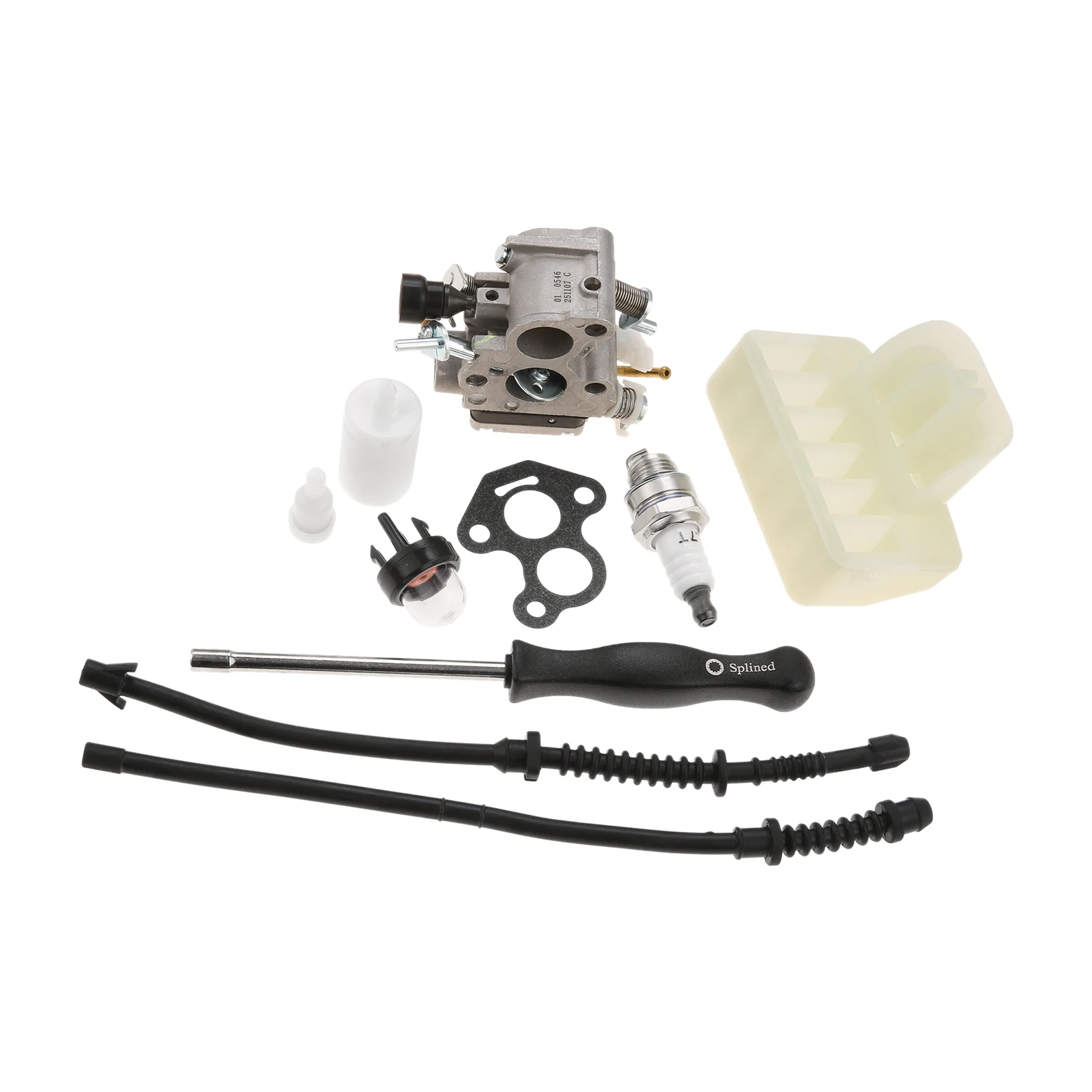 1PcCarburetor Fuel Filter Kit Fit for Husqvarna McCulloch SuperLite Jonsered RedMax 4528 ErgoLite 6028 Hedge Trimmer Replacement