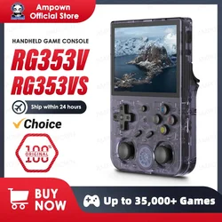 ANBERNIC RG353V RG353VS Handheld Gam Console 3.5'' IPS Screen HDMI Output Android Linux OS Built-in Retro Emulator Player Gifts