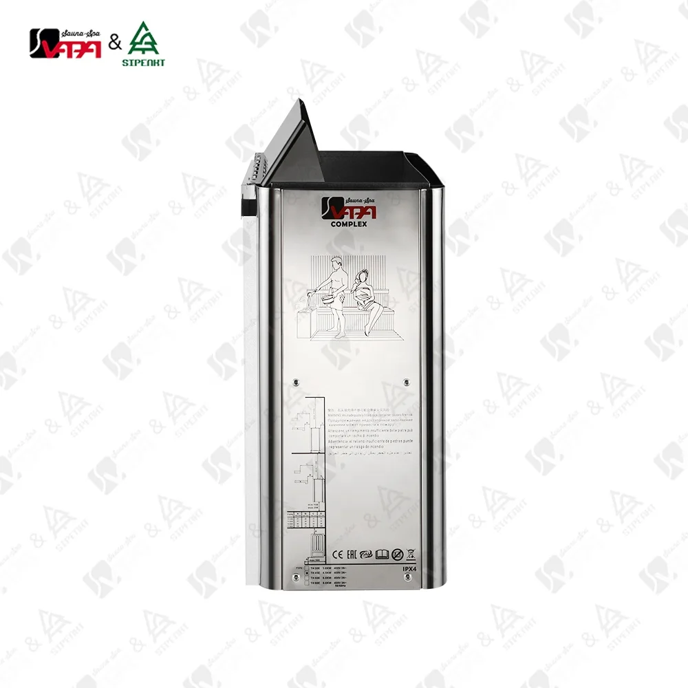 4.5KW Stainless Steel Electric Sauna Heater Fast Heating Sauna Stove For Home Spa Hotel Indoor Sauna Room