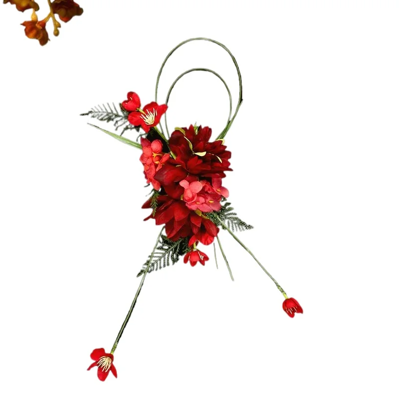 bride-handmade-mori-new-chinese-wedding-dress-classical-retro-red-flower-morning-robe-high-end-style