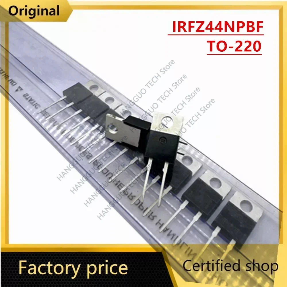 50pcs/LOT Original IRFZ44NPBF IRFZ44N TO-220 Field Effect Transistors MOS FET 55V  41A