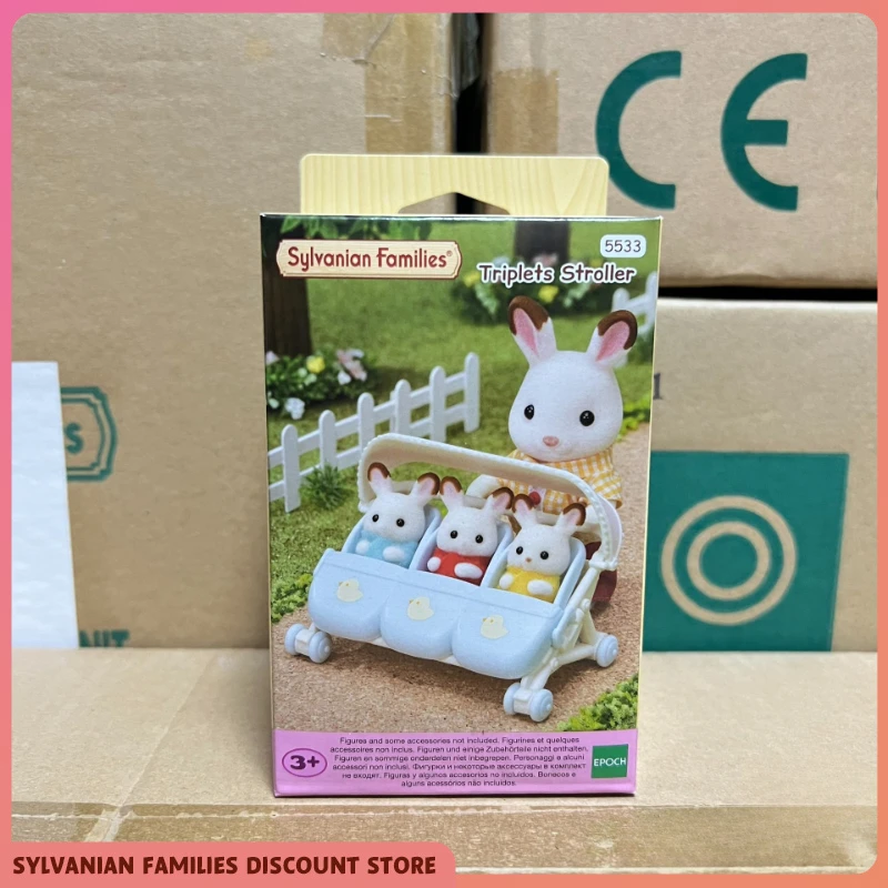 

Sylvanians Family, аниме, игрушки для девочек, игрушки для девочек Sylvanian Families, игрушки для детей, милые фигурки T (22)ines, ситцевые животные, тройной автомобиль