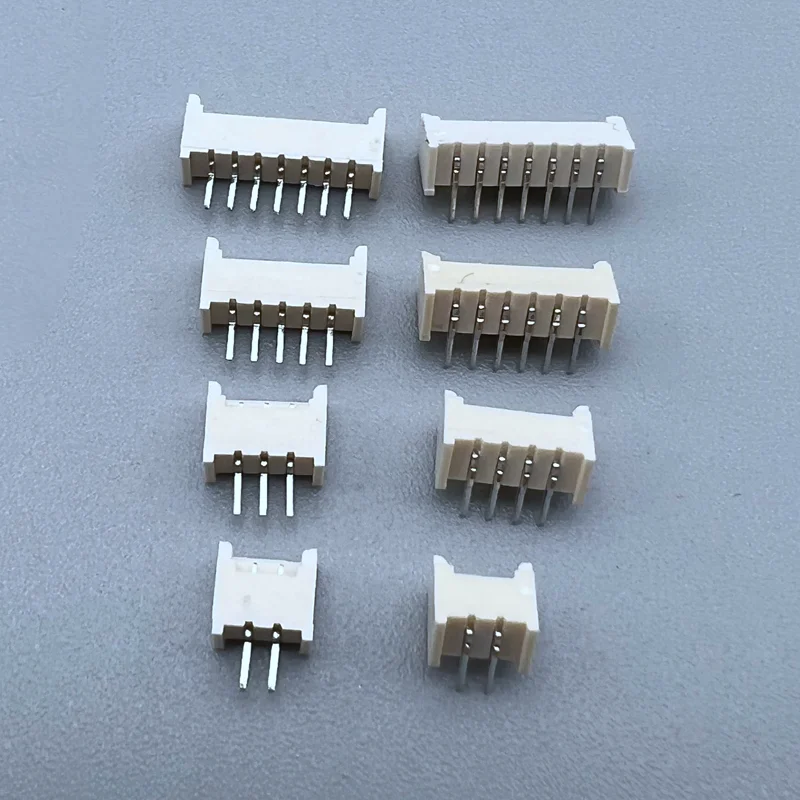 50pcs MICRO JST 1.25 2/3/4/5/6 pin connector 1.25MM PITCH Horizontal Straight pin header / Housing / terminal 1.25-2p/3p/4p/5p