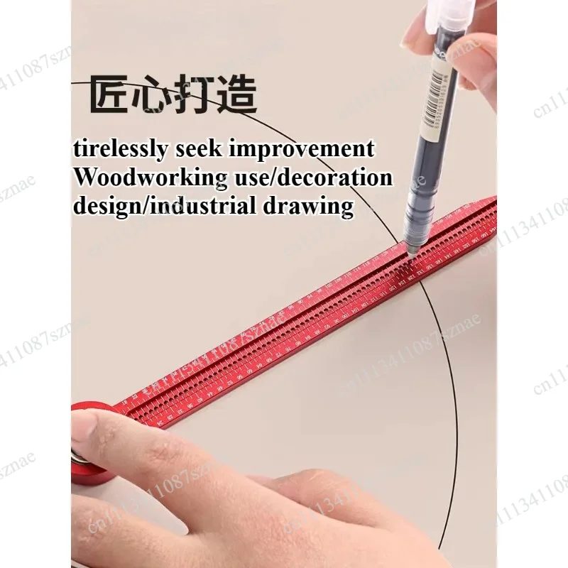 Portable Alloy Woodworking Scribe Compass 360° Round Marking Gauge Precision Tiny Circle Maker Carpenter Measuring Tool