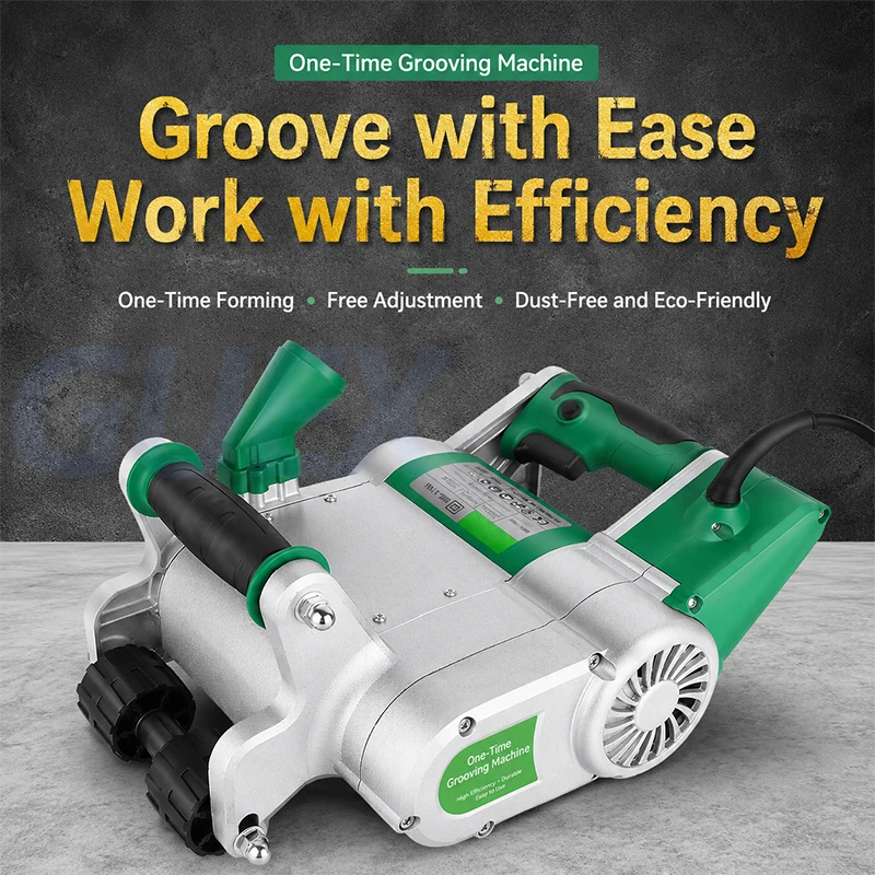 25/35MM Electric Wall Chaser Machine Concrete Wall Grooving Cutter Slot Cutting Tool For Plumbing Electrical Installation Cable view 2
