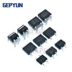 20PCS MB6F MB6S MB10S MB10M MB6M DF06S DF10S DB107S DB157S DB207S DB107 DB104 DB207 Rectifier Bridge SOP DIP Bridge Stack