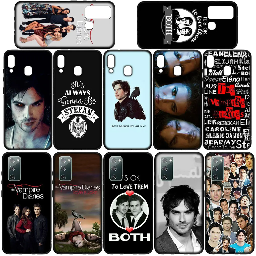 The Vampires D-Diaries TV Silicone Phone Casing for Xiaomi Redmi Note 9 8 11 Pro 4G 5G 9S 11S 9A 9C NFC 9T 8A Cover Case