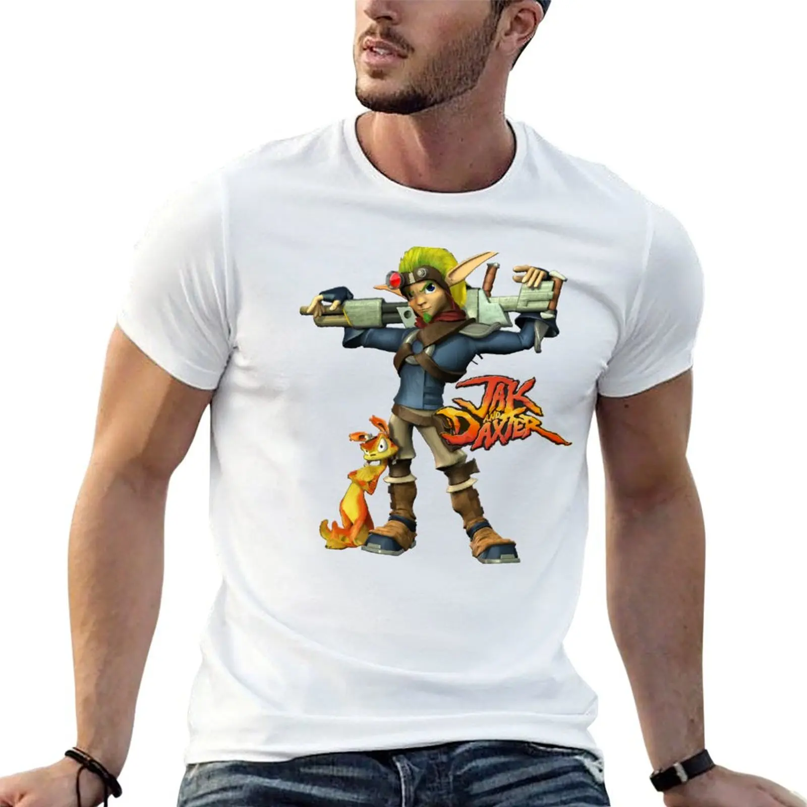 

Jak and Daxter T-Shirt man t shirt luxury man t shirt cotton high quality T-Shirt