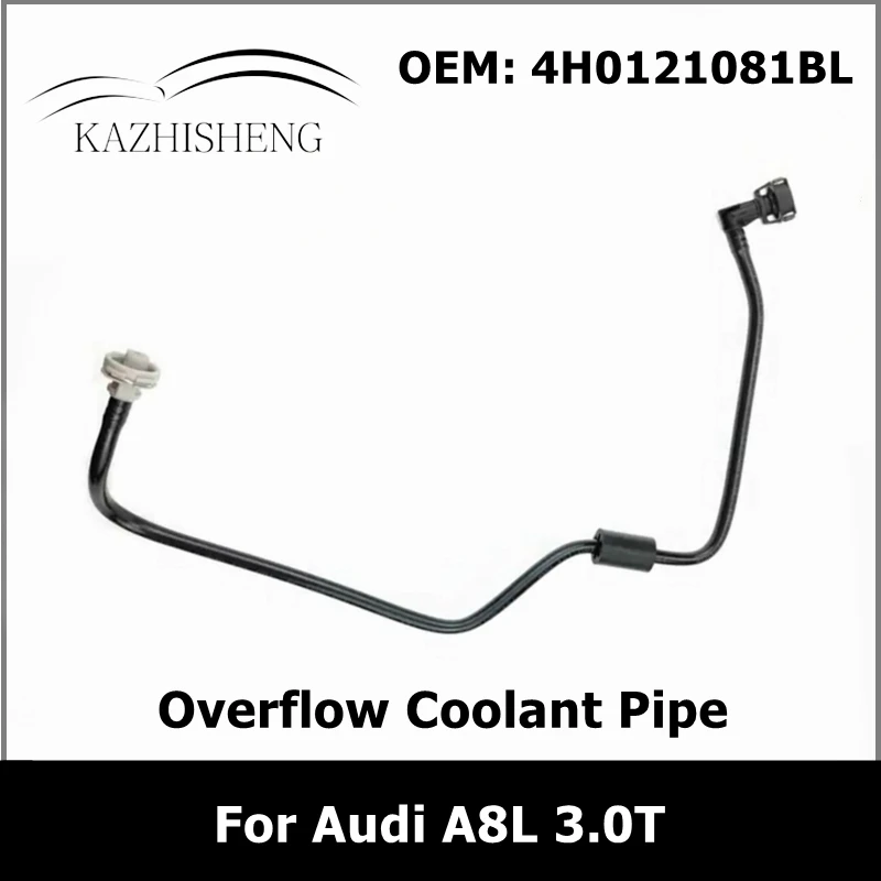 

4H0121081BL Engine Crankcase Breather Hose Radiator Overflow Coolant Pipe for Audi A8L 3.0T