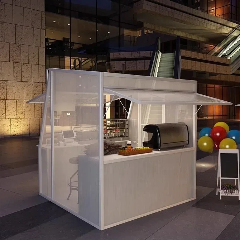 Art Commercial Street Stall Special Cottage Stall Rack Mobile Kiosk 5