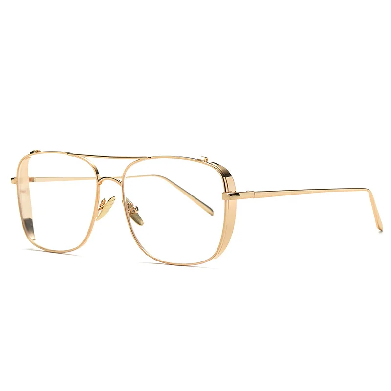 53354 Steampunk Metall Brillengestell Neue Retro Männer Damen Mode Gläser Markendesigner Hochwertige Brillen