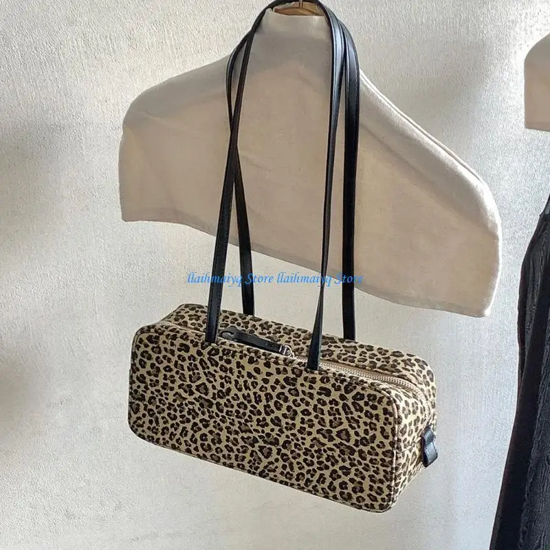 573B Soft Suedes Shoulder Purse Multipurpose Underarm Bag With Retro Design Work Handbag For Everyday Use