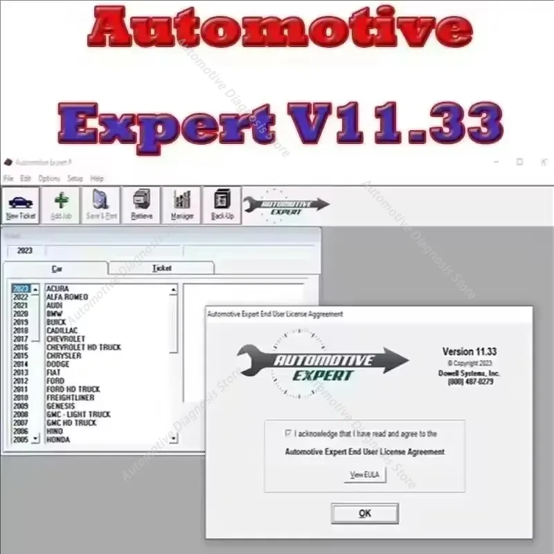 2026 hot sell new  Automotive Expert Version 11.33 with Crack for Multiple Install suppose install remote help Diagnostic Tools