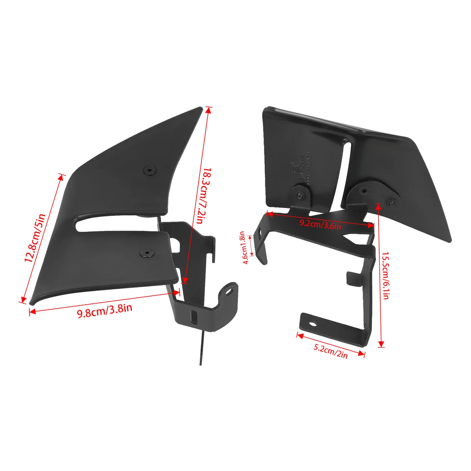 CB 750 Side Spoiler Winglet For Honda CB750 HORNET 2025+ Motorcycles Aerodynamic Wing Kit Naked Downforce Spoilers Accessories