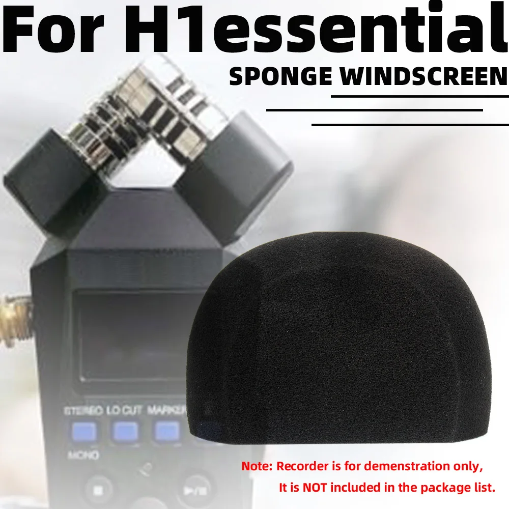 SnapVox Compatible With ZOOM H1essential H1 Essential H1e Recorder Windscreen Windshield Sponge Windproof Shield Pop Filter Foam
