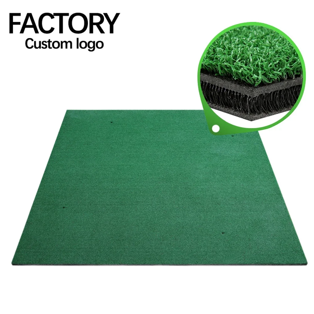 

DJD023 1.5M Nylon Golf Practice Range Mat 3D Golf Hitting Mat with Non-Slip Base