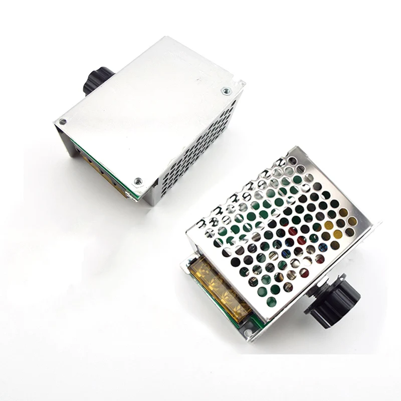 AC 220V 4000W Professional Voltage Regulators High SCR adjustable Speed power Controller Electronic Governor Thermostat 4kw M20