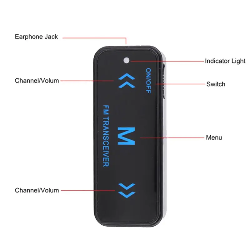 SWXF 2 uds Walkie Talkie portátil adulto Radio bidireccional juguete Mini restaurante Talkie Walkie 0,5 W UHF 400-480MHz