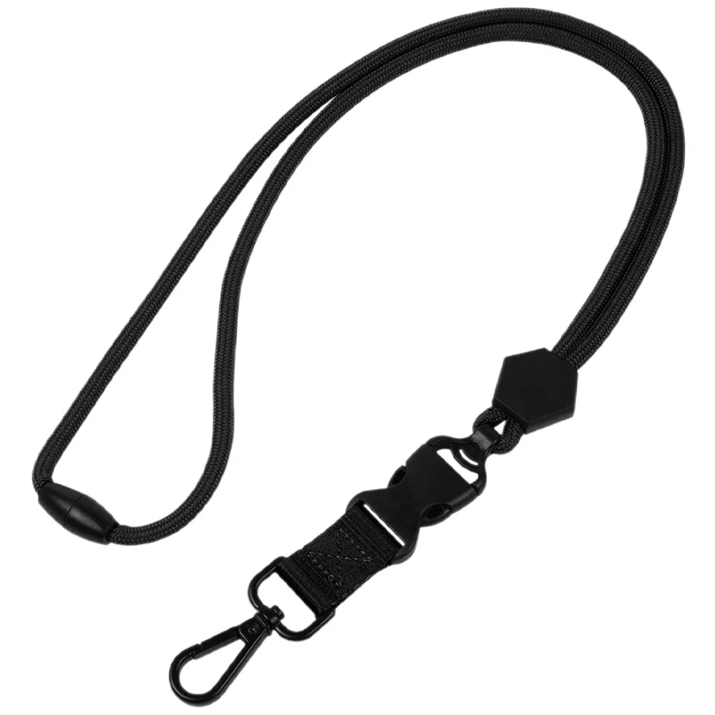cordao-de-identificacao-preto-reforcado-em-poliester-com-suporte-de-metal-para-cracha-alca-de-pescoco-alca-para-celular-cordas-portateis-multifuncionais