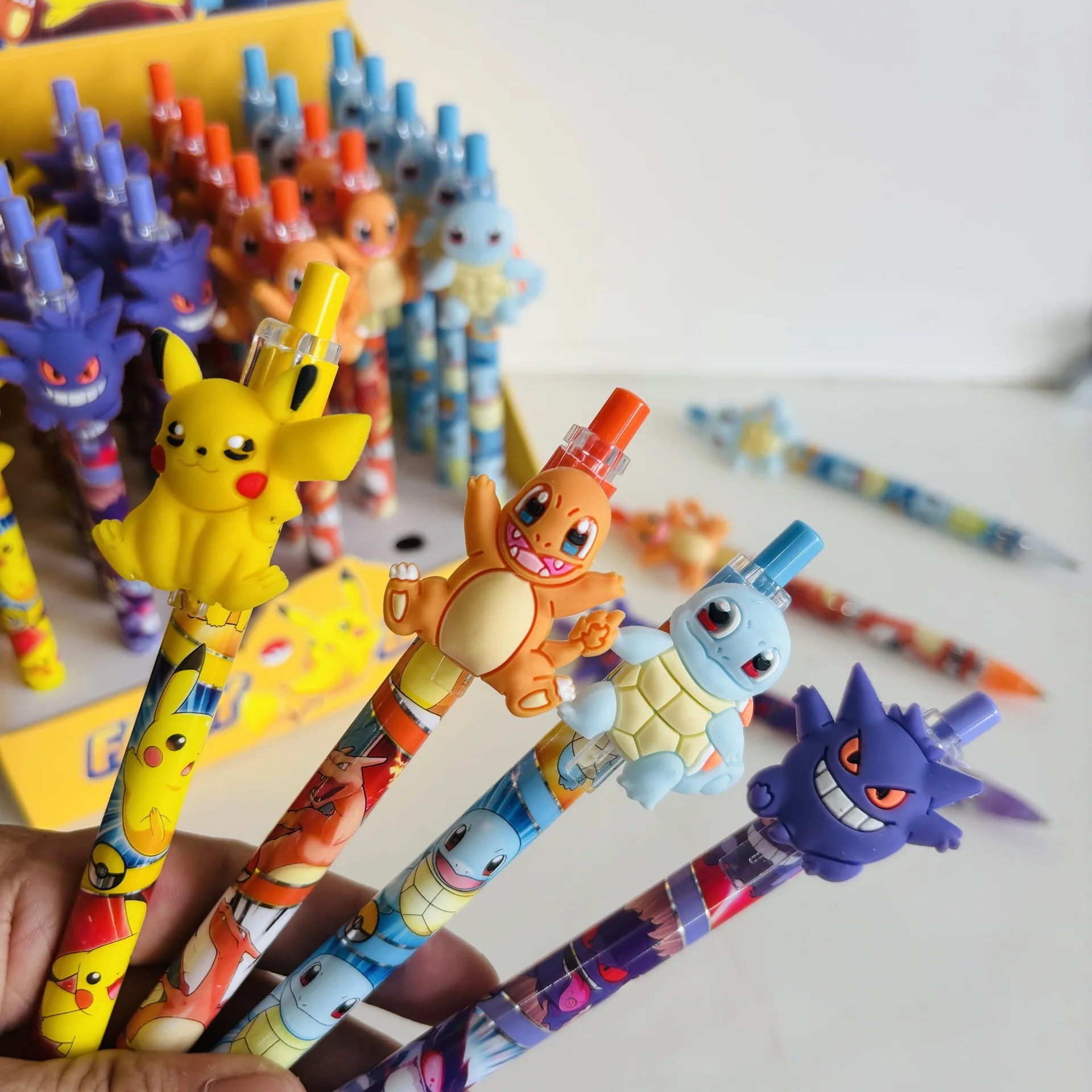 Neues Modell 6er-Set Pikachu Bleistift-Patches Übungsbleistifte