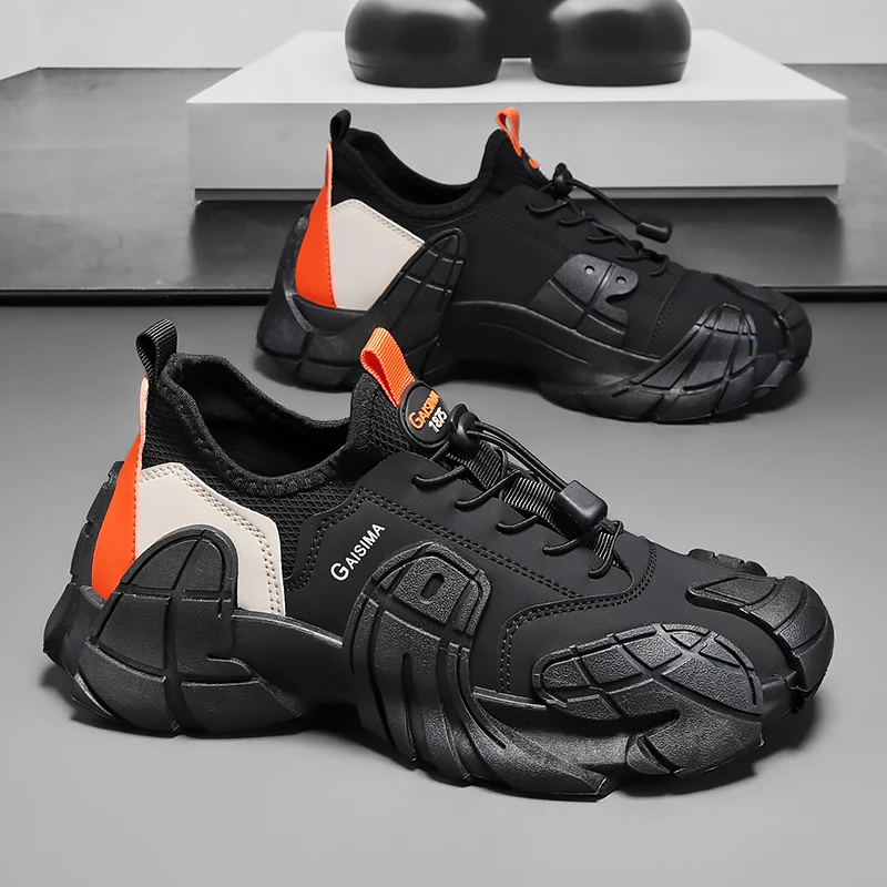 New Trend Thick Bottom Men's Sneakers Comfortable Casual Sneakers For Men Platform Sneakers Breathable Sports Shoes Man Footwear