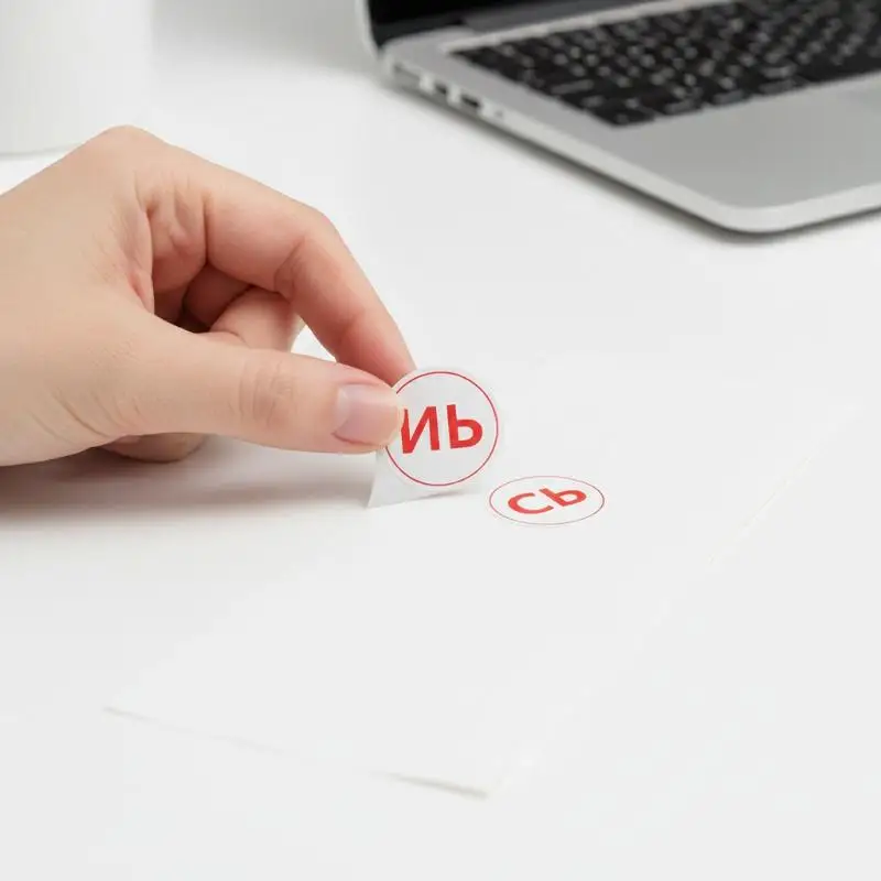 5Pcs Russian Keyboard Stickers Waterproof PVC Keyboard Decals For Laptop Desktop PC Decoration Universal Stickers