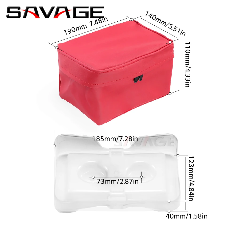 Caja de Herramientas trasera para motocicleta, accesorio para HONDA XR 650R, XR650, XR600R, XR400R, XR 125, 150, 200, 230, 250 L, R M, equipaje,