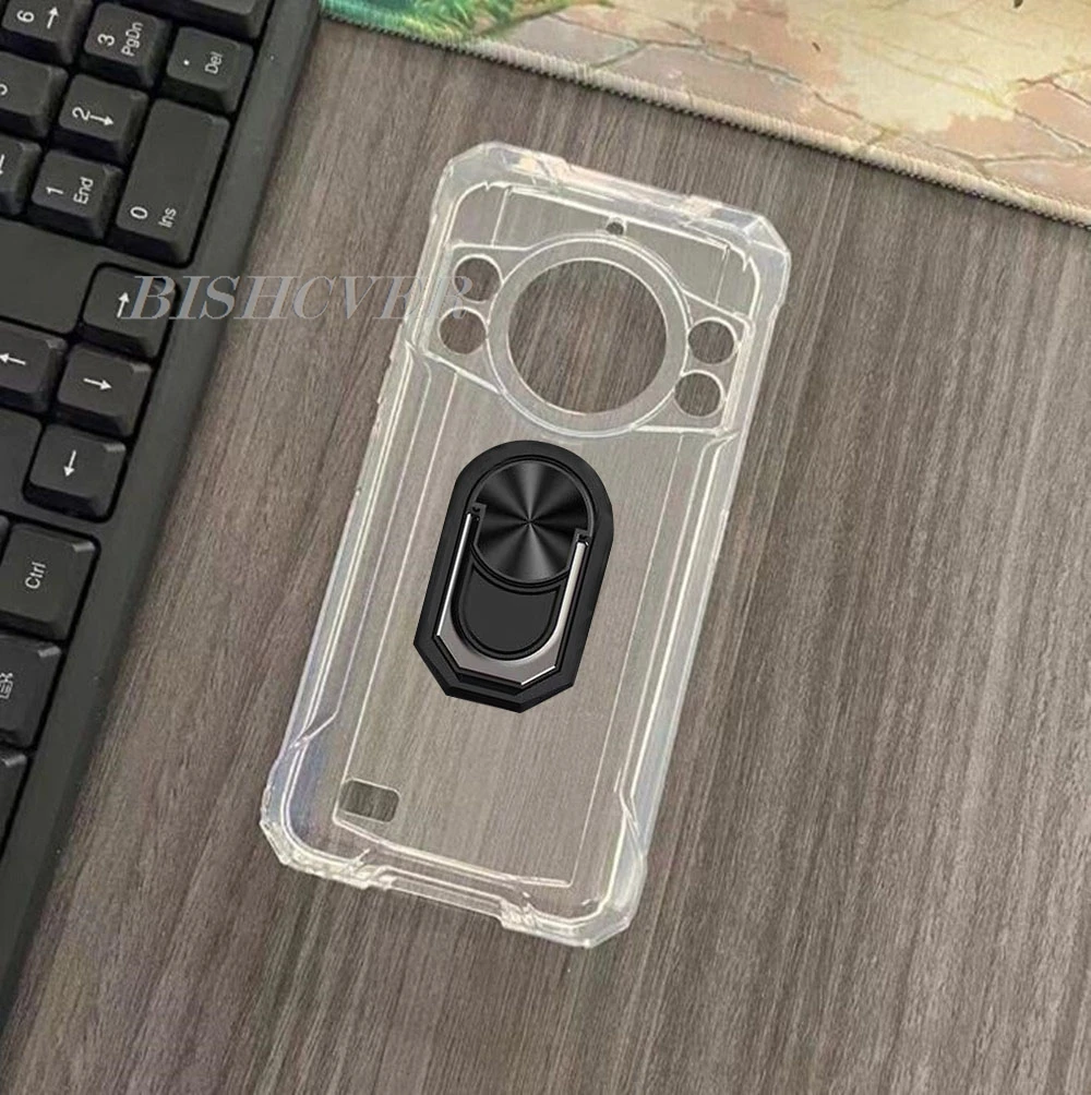 Odporny na wstrząsy uchwyt pierścieniowy dla Cubot KingKong Ace 3 6.53 "KingKongAce3 Ace3 Case miękki silikonowy uchwyt ochronny TPU