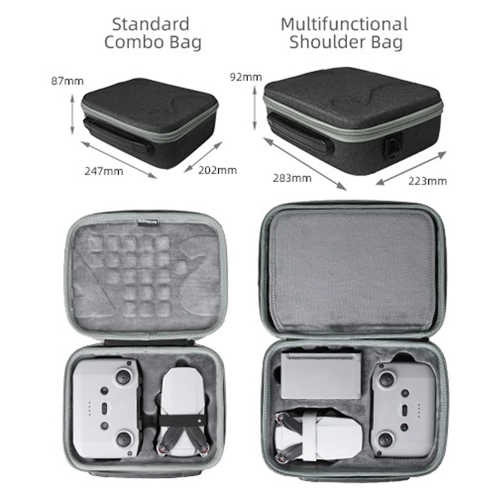 Sunnylife Portable Storage Bag For DJI Mavic Mini 4K/2 SE/2/SE Shoulder Bag Handbag Controller Carrying Case Drone Accessories