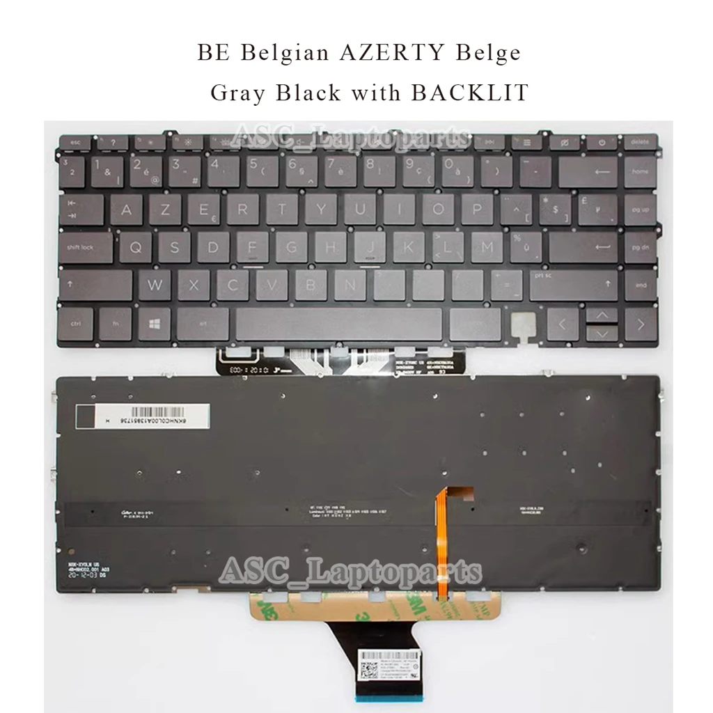 New French Belgian Canadian Keyboard for HP ENVY X360 13-BA 13T-BA 13-BD 13-AY 13-ba0000 13-bd0000 13-ay0000 TPN- C147 BACKLIT
