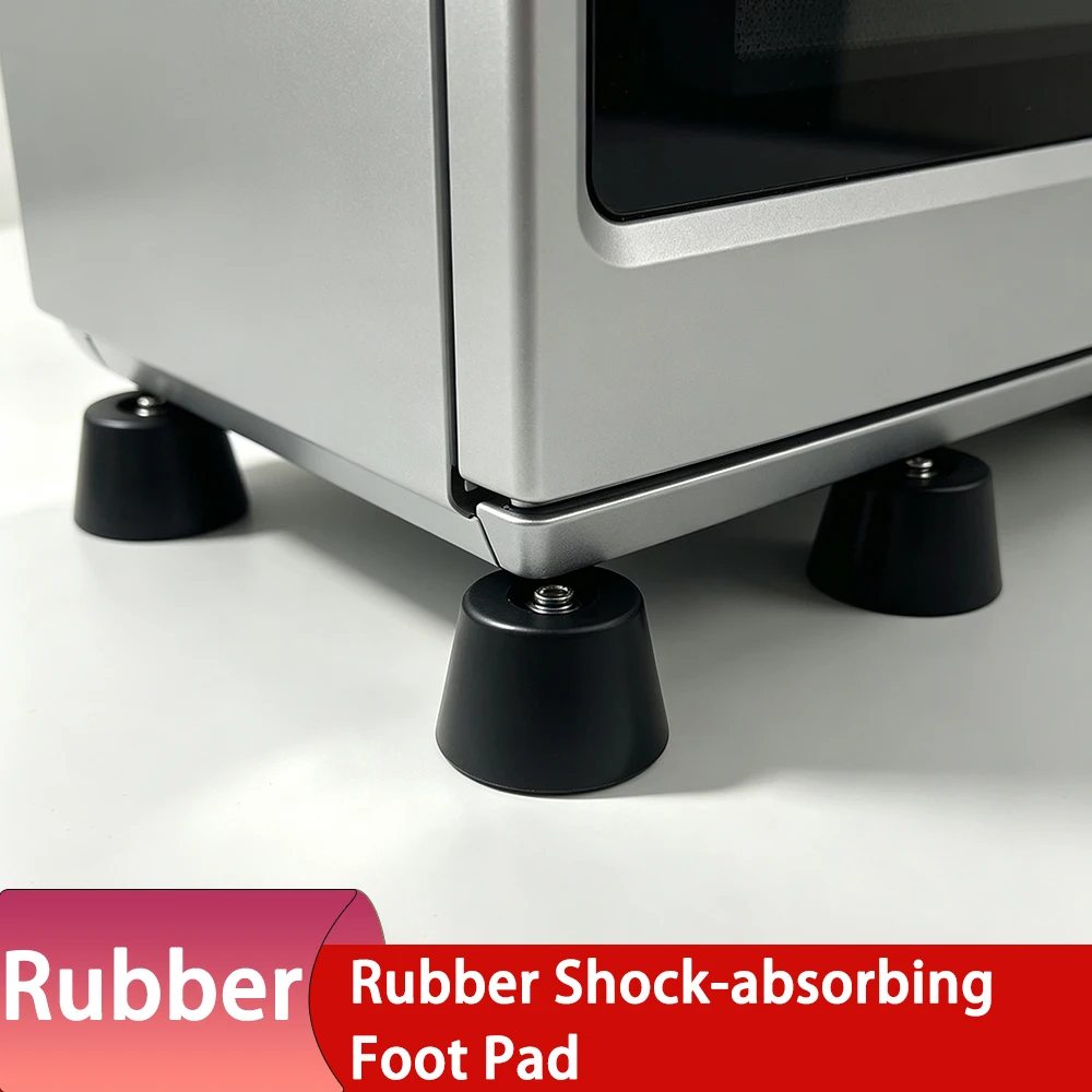 2-100Pcs Conical Rubber Shock Absorbing Feet With Gasket Anti Slip Table Furniture Leg Shock Stand Absorber Non-slip With Gasket