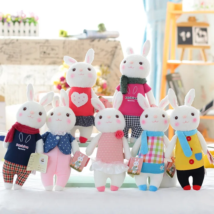 Brinquedo de Pelúcia Coelho Tirsu, Presente de Aniversário, Celebração de Casamento, Boneco de Pelúcia, Brinquedo Infantil, Marca Metoo Universal G