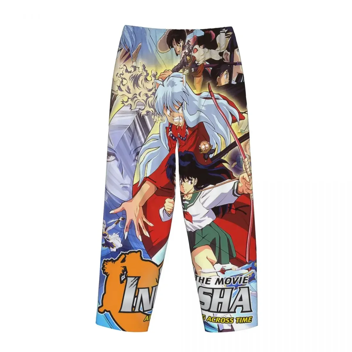 Custom Manga Kimono Inuyasha Sesshomaru Women Pajama Pants Lounge Sleep Sleepwear Bottoms with Pockets