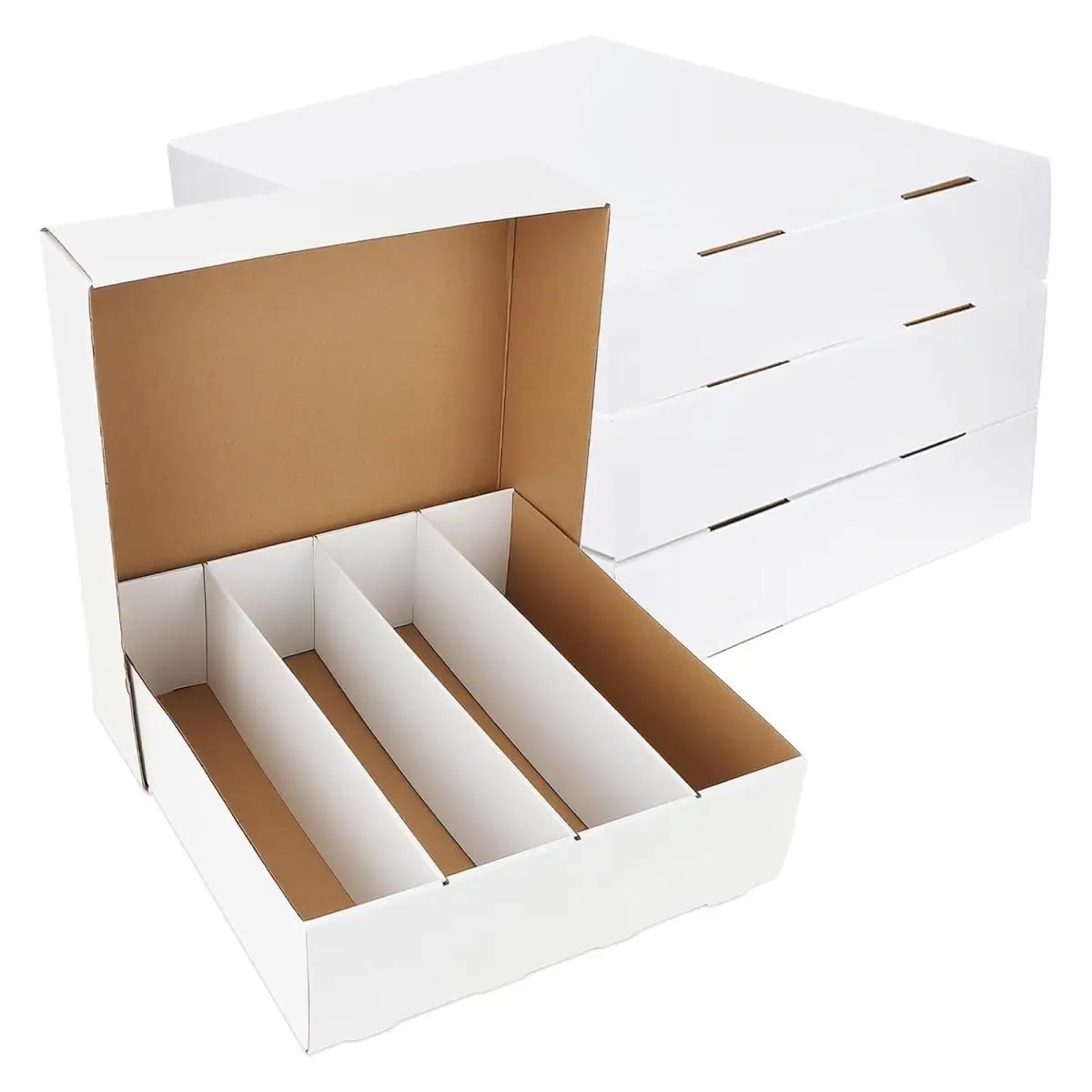 3200-count Trading Card Storage Box Game Storage Box Multi Compartment Large Capacity Trading Card Organizer Card Deck Case