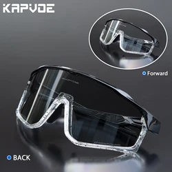 Kapvoe Photochromic Cycling Sunglasses Cycling Glasses UV400 Bicycle Goggles MTB Bike Sunglasses Outdoor Glasses Sports Eyewear