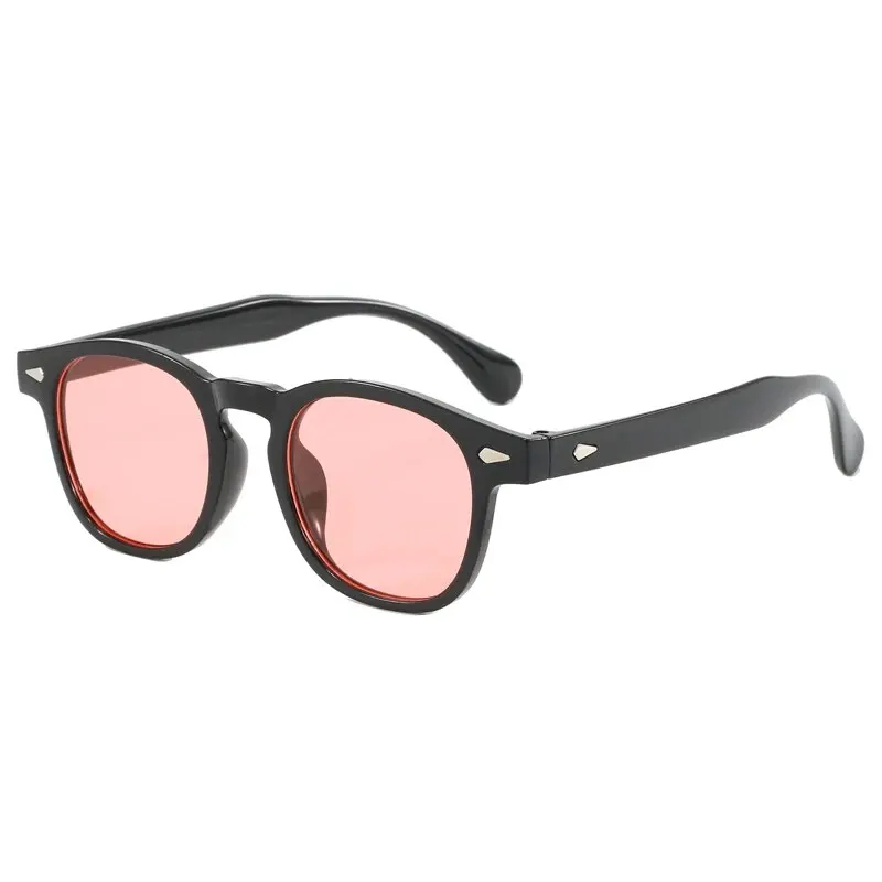Vintage Oval Classic 4 Small Ding Stylish Decorative Sunglasses for Men and Women image 5