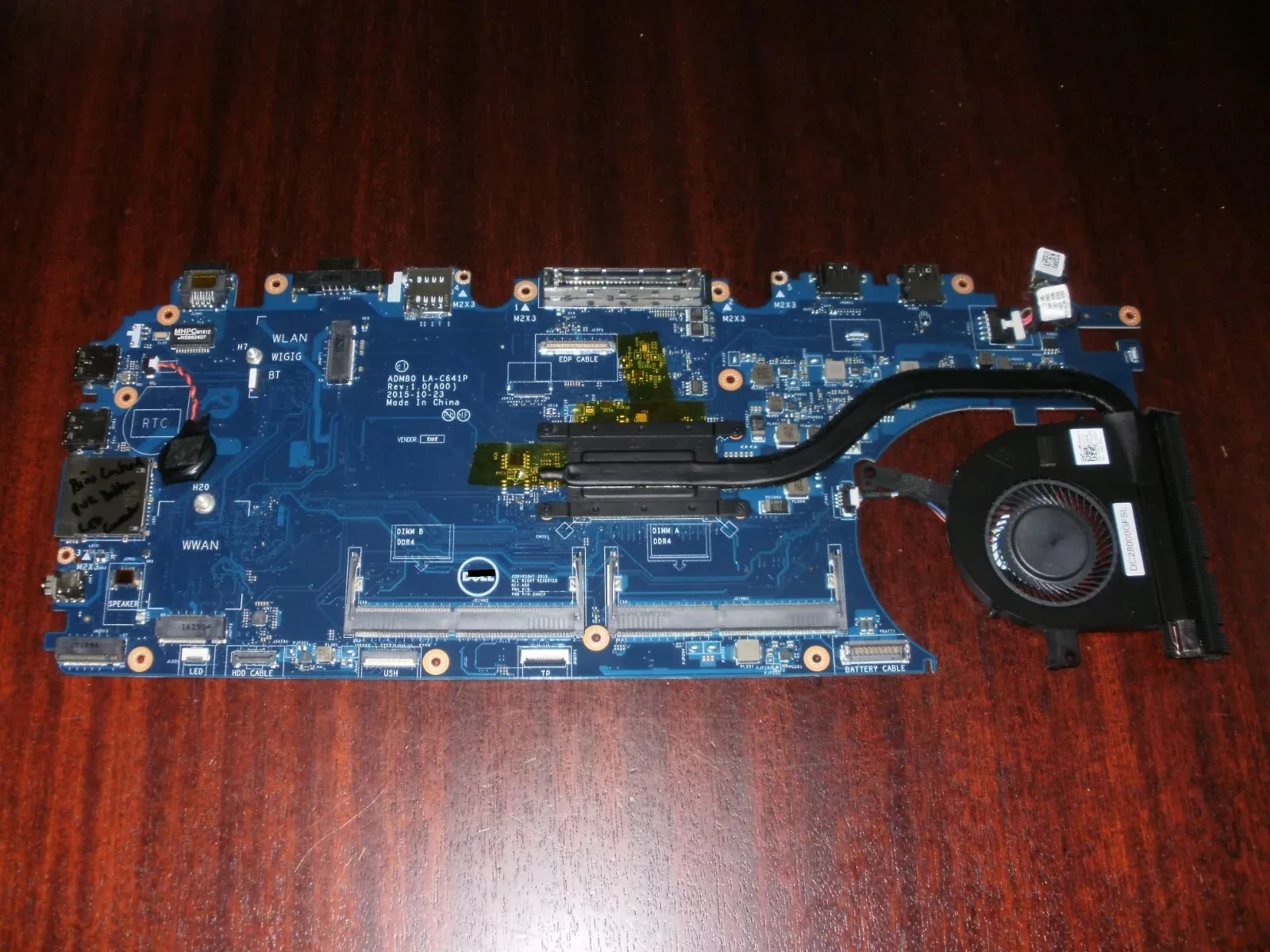 

03MCRF ADM80 LA-C641P для материнской платы 5570 E5570 3510 I5-6300U