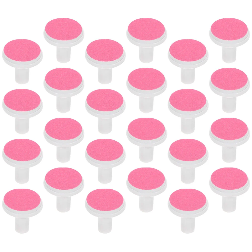 24 Pcs Nail Polisher Replacement Head Trimmer Pads for Electric Toddler Baby Grinding Heads File Sandpaper Infant Fingernail