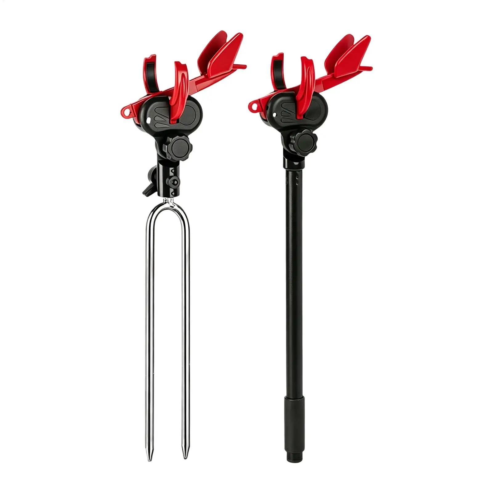 

360 Degree Rotatable Ground Fishing Rod Holder Adjustable Pole Support Rack for Lake River Pond Shore Dock Canoe Outdoor Fishing