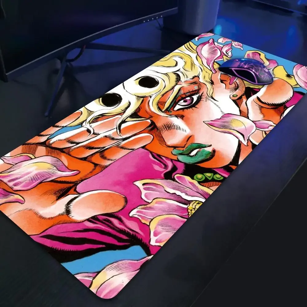 JoJos Bizarre Adventure Mousepad Large Gaming Mouse Pad LockEdge Thickened Computer Keyboard Table Desk Mat